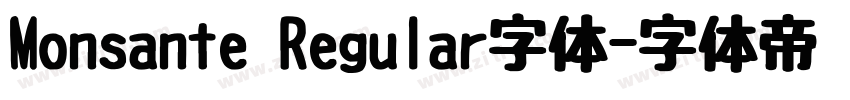 Monsante Regular字体字体转换